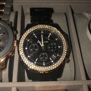 Michael Kors black watch.